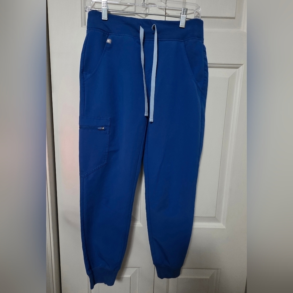 Figs Uman Relaxed Royal Blue Jogger Scrub Pants Womens XS/P - Picture 1 of 11